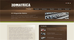 Desktop Screenshot of 3dmatrica.hu